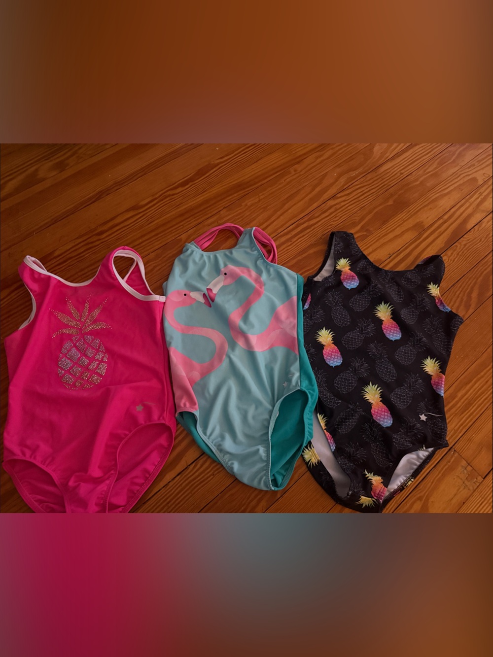 Three CL summer Destira leotards